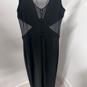 Rampage Black Backless Dress
